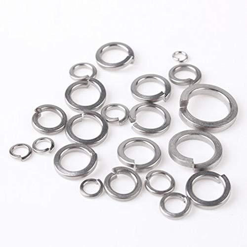 M1.6 M2 M2.5 M3 M4 M5 M6 M8 M10-M20 Spring Washer Opening Spring Gasket Stainless Steel - (Inner Diameter: M12 (25pcs))