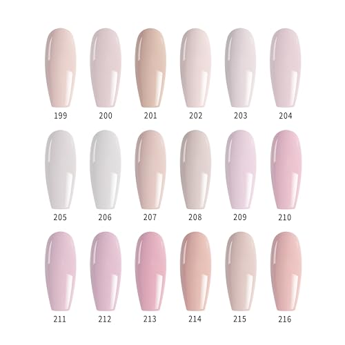 Esmalte de uñas gel rápido PLA-01 18 colores nude miniatura 2