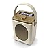 Produktbild Majority Little Shelford DAB/DAB+ Digital- und UKW-Radio, tragbar, drahtlos, Bluetooth, mit Stereo-Sound, Dual-Wecker/Lederoptik/Netzbetrieben (Creme)