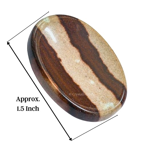 Image of Certified Shiva Lingam Narmada Crystal Thumb Worry Pebbles Stones for Anxiety Stress Relief Massage - AAA Grade Original Healing Gemstone Agate Rubbing Stone for Yoga Meditation Spiritual Reiki Feng Shui