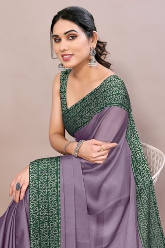 Image of MIRCHI FASHION Saree for Woman Chiffon Madhubani Print | Breathable Comfortable Printed Saree for Office and Regular Use (Available in 15 Designs)