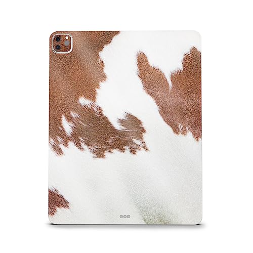 Image of MightySkins Carbon Fiber Skin Compatible with Apple iPad Pro 12.9 inch M2 6th Gen (2022) Full Wrap Kit - Cow Hide | Protective, Durable Textured Carbon Fiber Finish | Easy to Apply | Made in The USA