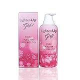 LightenUp Girl! Skin Lightening Lotion | 13.5 Fl oz / 400ml | Uneven Skin Tone, Hyperpigmentation Treatments, Fade Dark Spots on: Body, Knees, Hands, Armpit | with Tyrostat and Vitamin C