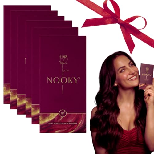 Image of Nooky Dark Chocolate Bar for Men and Women | Premium Mood-Uplifting Treat | Luxurious Gift | Vegan & Gluten-Free Delight | 240 g (pack of 6)