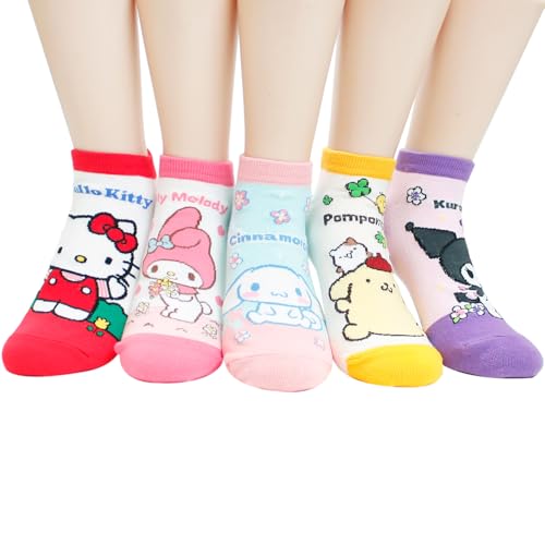 Image of Hello Cartoon Character Series Women and teen girls Licensed Socks Collection