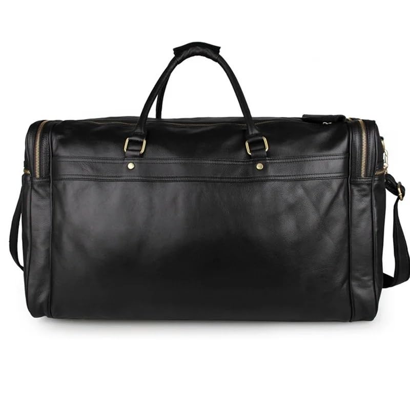 Men Leather Briefcase Business Leather Mens Travel Bag Waterproof Leather Overnight Bag Men Weekend Bags