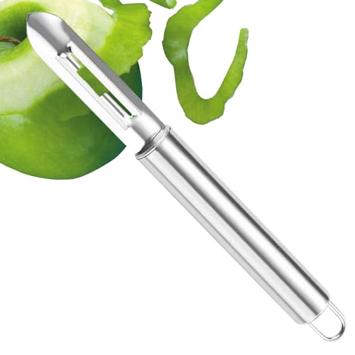 Xvilmaun Pelapatate | Pelafrutta A Doppio Taglio - Attrezzo Manuale Sbucciafrutta Appendibile per Cucina Domestica Preparazione Cibi Picnic Barbecue Campeggio