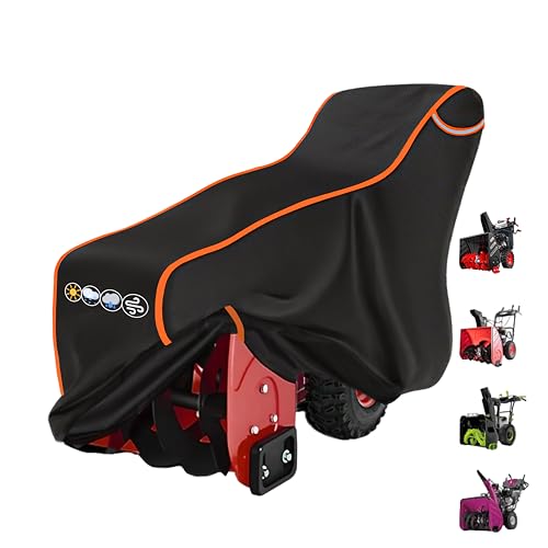 Snow Blower Cover 24/26/28 in Heavy Duty 600D Waterproof Snowblower Cover