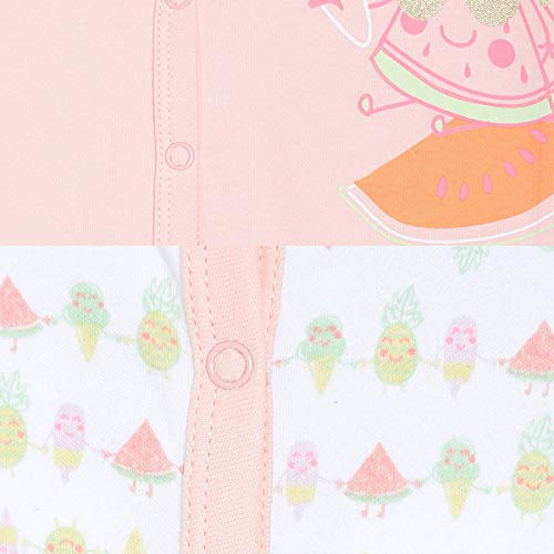 Image of miniklub Infant Girls Pack of 2 Printed Rompers