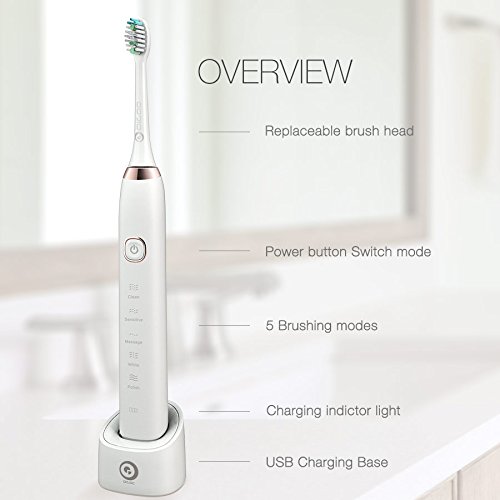 Digoo DG-ys11 5 Spazzolino Sonic Spazzolino