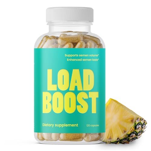 VB Health Load Boost Semen Volume Booster for Men - Daily Mens Semen Health & Fertility Supplement - Lecithin Pygeum L-Citrulline Zinc Copper & Bromelain - 120 Capsules (1 Month Supply)