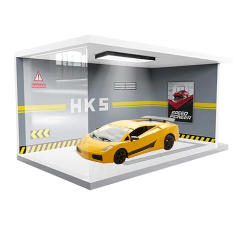 Vitrina de coche de juguete para garaje, PVC...
