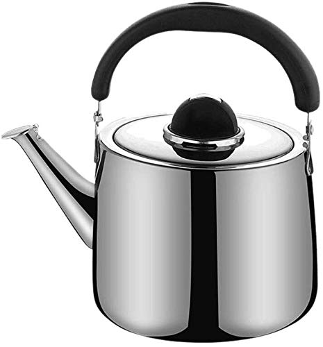 Théière en acier inoxydable poli SHISHI 5L durable pour poêle