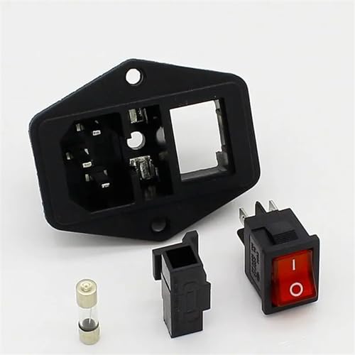 Connecteur de commutateur 10A 250V interrupteur bascule prise IEC