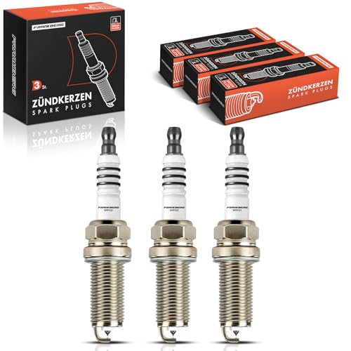 Frankberg 3x Spark Plugs Spark Plugs Compatible with Clio IV BH 0.9L 2012-2023 Duster HM 1.2L 2017-2023 Logan II 0.9L 2012-2023 Twingo III BCA BCM 0.9L 2014-2023 Replace# ILKAR7J7G
