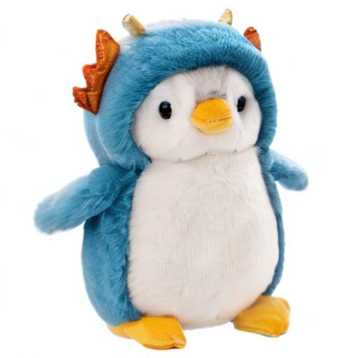 GLITZFAS Pinguin Stofftier Plüschtier, Kuscheltier Plüschpuppen Pinguin, 20cm Stofftier Schmusetier Geschenk für Jungen Mädchen Babys (Grün)