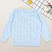 Toddler Boys Cardigan Sweater Boys Long Sleeve V-Neck Cotton Sweater Kids Jacket Knit Button Tops Outwear for Fall Winter Blue
