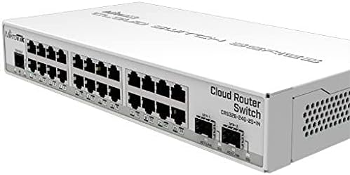 Mikro Tik Mikrotik CRS326-24G-2S+in Cloud Router Switch with 24x Gigabit Ports and 2X SFP+ Cages
