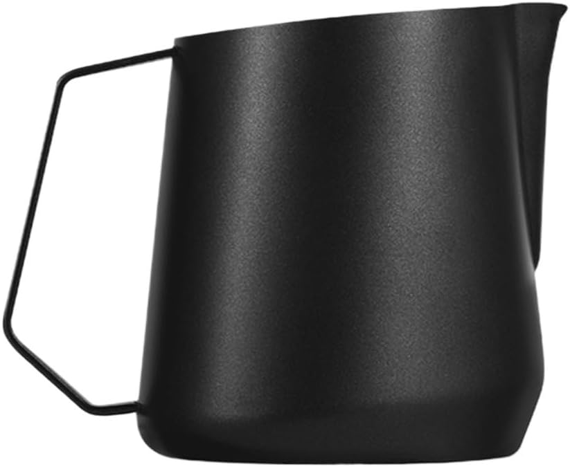 Milk Frother Jug 600ml Frothing Pitcher Steaming Pitchers For Coffee/Cappuccino/Latte Art Coffee Accessories(Glossy-600ml)