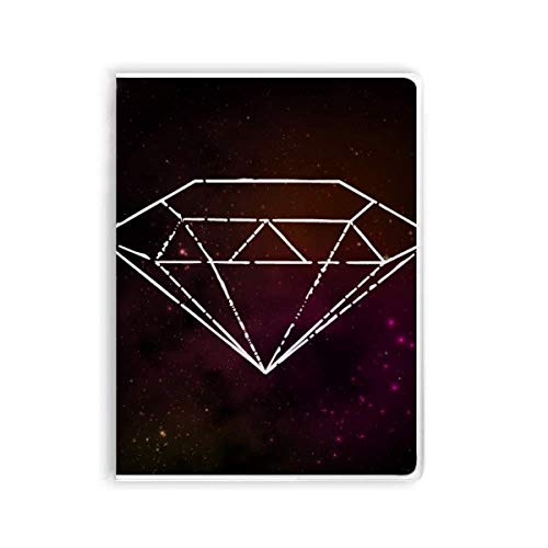 Carnet de notes rouge souple Crystal Universe cahier d'écriture Sky Fantasy