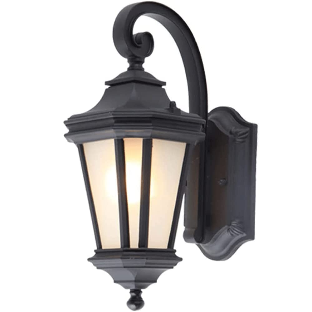 SEMANHUA Edison lampa ścienna, aluminiowa, czarna, przemysłowa lampa ścienna w stylu vintage, retro, metalowa, do domu, hotelu, jadalni, latarni ściennej, oświetlenia zewnętrznego