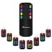 Foxnovo Key Finder, Wireless Smart Tracker with 1 Transmitter and 8 Receivers(2 Kinds of Stickers), Item Tr with 1 Transmitter and 8 Receivers for Finding Keys TV Remote, Wallet, Pet, Phone and More