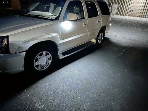 Lámpara LED blanca para espejo lateral de auto miniatura 3