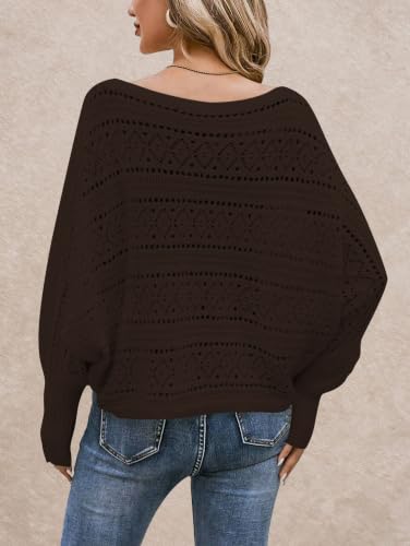 Image of Cakulo Womens Off Shoulder Oversized Pullover Knit Sweater