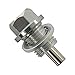 Magnetic Oil Drain Plug Magnetic Sump Drain Nut Oil Drain Bolt (M14XP1.5,Silver)