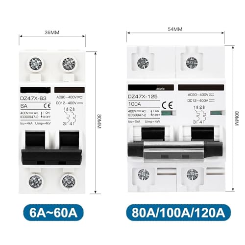 Disjoncteur Magnétique 15A pour Protéger le Circuit Batterie de Panneau Solaire