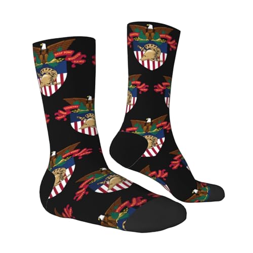 U.S. Military Academy Coat of Arms Socks For Men Women Outdoor Sports Running Hiking Wicking Crew Socks3