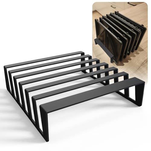 JLNJLE Support pour plaque Tefal Snack Collection - Support en métal pour jusqu'à 6 plaques de...