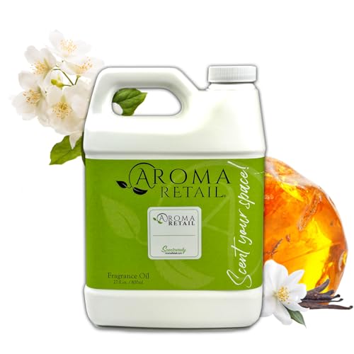 Asian Garden Fragrance Oil 27 oz Refill for Oil Diffuser with Jasmine, Amber, Vanilla & More Notes