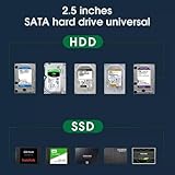 Multibao 2.5" Hard Drive Enclosure SATA HDD/SSD Caddy Case To USB 3.0 For LAPTOP DVR External Black Enclosure Box - Image 3