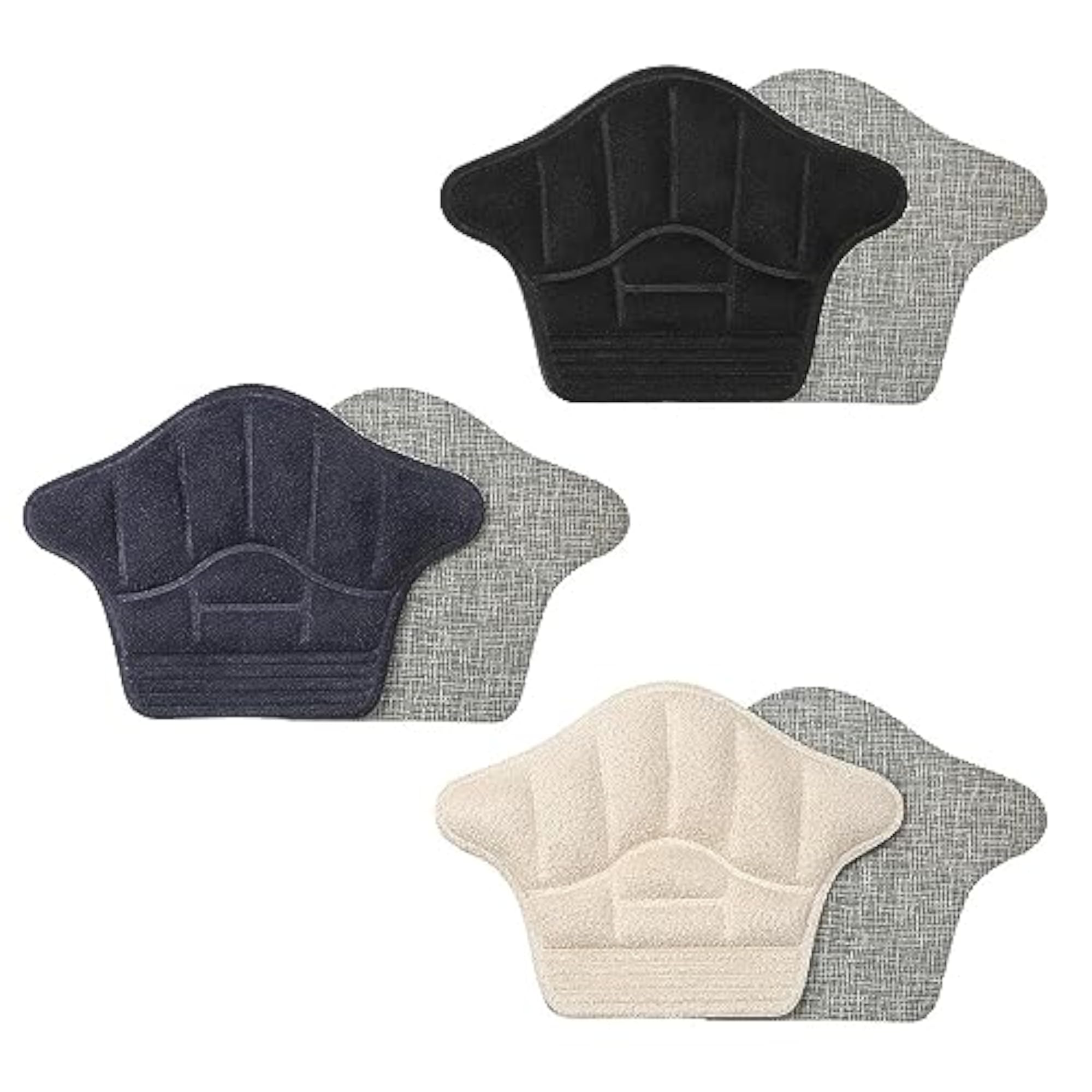 Adhesive Heel Cushion Liners for Comfort, Black