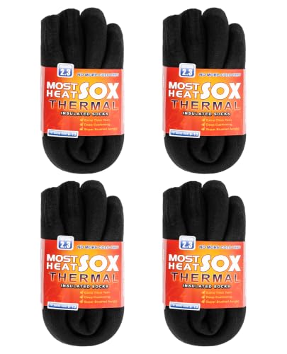 Chalier Thermal Socks for Men Thick Insulated Heated...