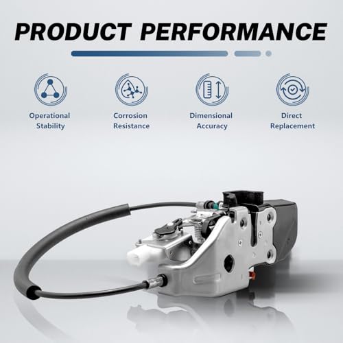 Image of KELOKE Door Latch Lock Actuator Compatible with Dodge Vehicles - Challenger 2011 2012 2013 2014, Coupe, Front Right Passenger Side, Replace# 68064402AB 68064402AF DLA1598