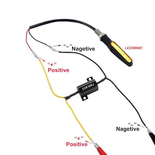 Image of Gebildet 4PCS 25W 10 LED Load Resistors - Turn Signal Resistor Flasher Adaptor for LED Turn Signal & License Plate Lights