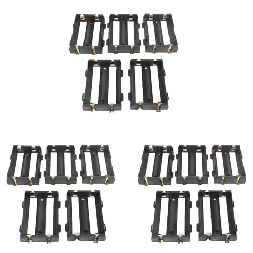 Support de batterie 26650 boîtier de rangement SMD broches bronze 15 pcs