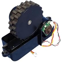 Replacement Vacuum Wheel Side Floor Robot Vacuum Wheels Parts for WYZE WVCR200S, Black Right Wheel