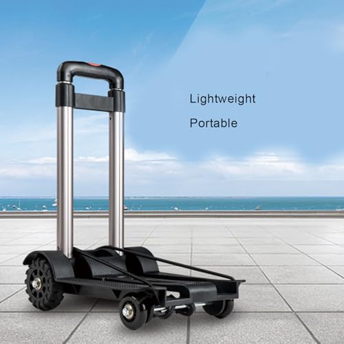 Carretilla plegable ligera aluminio 40kg capacidad miniatura 6