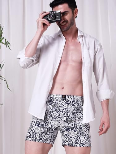Image of Urban Scottish Ultra-Comfortable Men's Boxer Pants - 100% Cotton Material with A Stylish Print - Soft and Stretchy Elastic Waist Band - Dynamic Movement and Hardwearing Stitching - Breathable with A Gentle Snug Fit