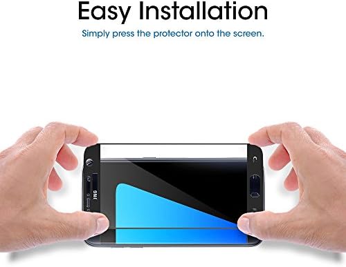 amfilm screen protector (Black) edge to edge full screen coverage