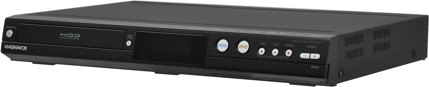 Magnavox MDR537H/F7 HDD/DVD Recorder (Black) (Renewed)