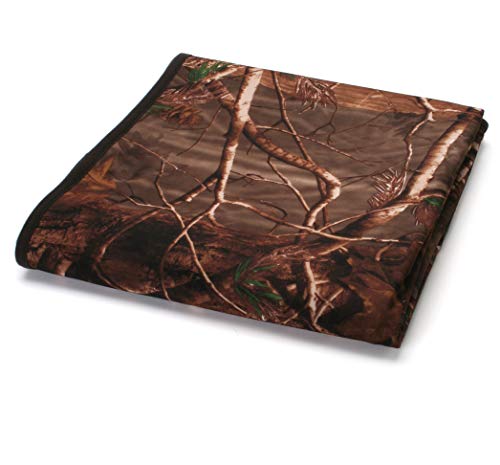 Ruth&Boaz Fleece Outdoor Waterproof Windproof Realtree Camo Blanket (Realtree-A, Normal)