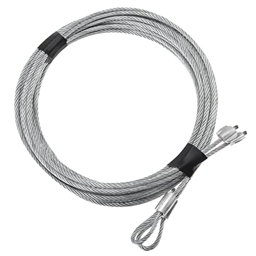 Realplus Garage Door Roller Hinge Top Bracket Wire Rope Tune Up Kit For 7' Height Doors #TOP4