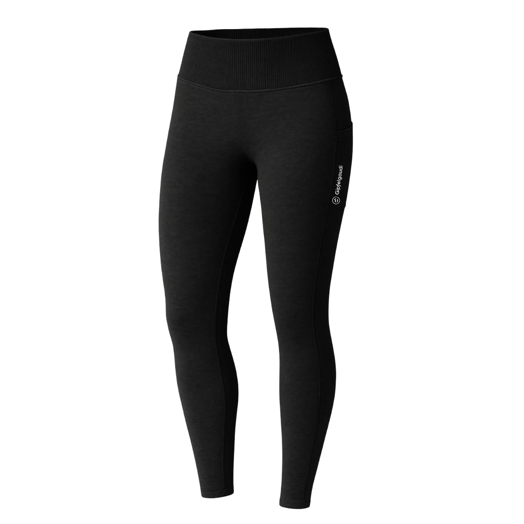 Gipfelgaudi Wanderleggings Damen – Blickdichte High Waist Outdoor Leggings mit Taschen | Atmungsaktiv, elastisch & rutschfest