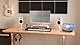 Kanto ORA4 140W Powered Reference Speakers with Bluetooth 5.0 and USB-C Input | 4” Woofers | Bi-Amplified | Reference Quality Sound | Pair | White