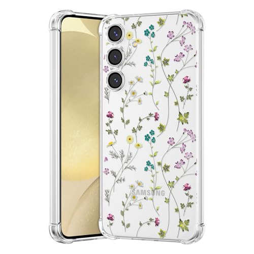 Coque Samsung S25 Plus antichoc transparente en silicone à motif
