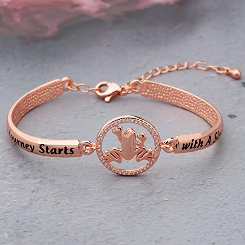 Kuiyai Every Journey Starts With A Single Hop (Frog Rg Bracelet) #TOP1